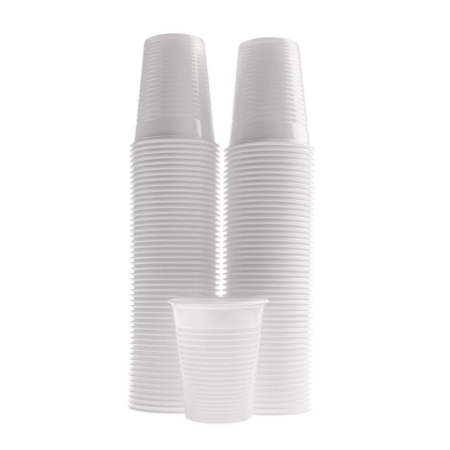 PAHARE DOPLA ALBE 200ML 100BUC/SET