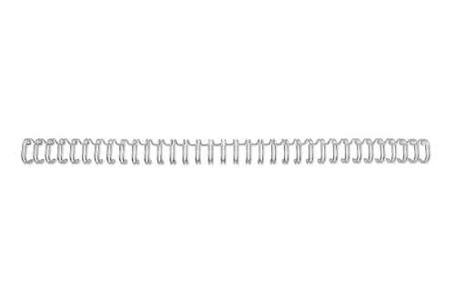 Spira metalica GBC 34 inele, 5mm, A4, argintiu, 35 coli, 100 buc/set