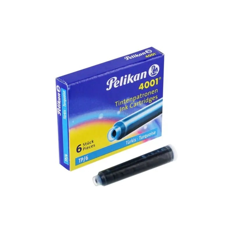 PATROANE CERNEALA PENTRU STILOU 6BUC/SET PELIKAN ALBASTRU