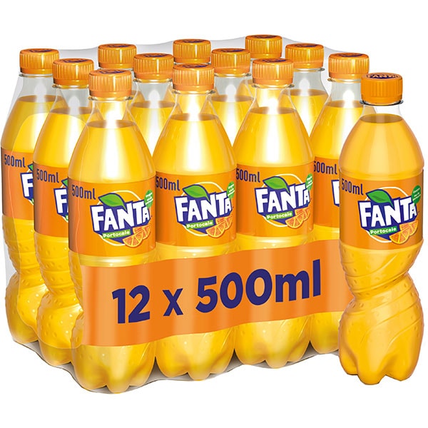 BAUTURA RACORITOARE CARBOGAZOASA FANTA 0.5L - 12 BUCATI/BAX