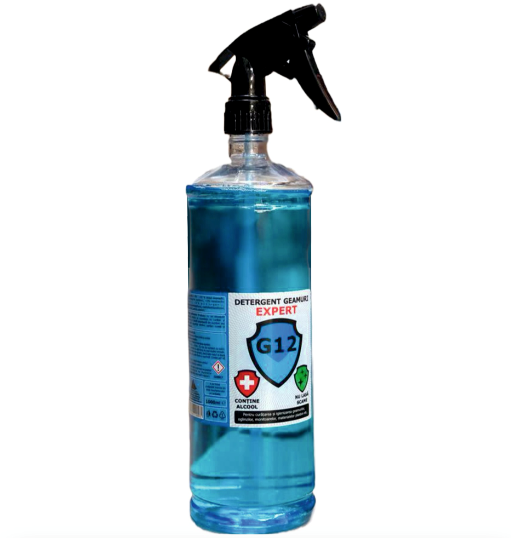Detergent curatare geamuri G12 cu pulverizator 1000ml