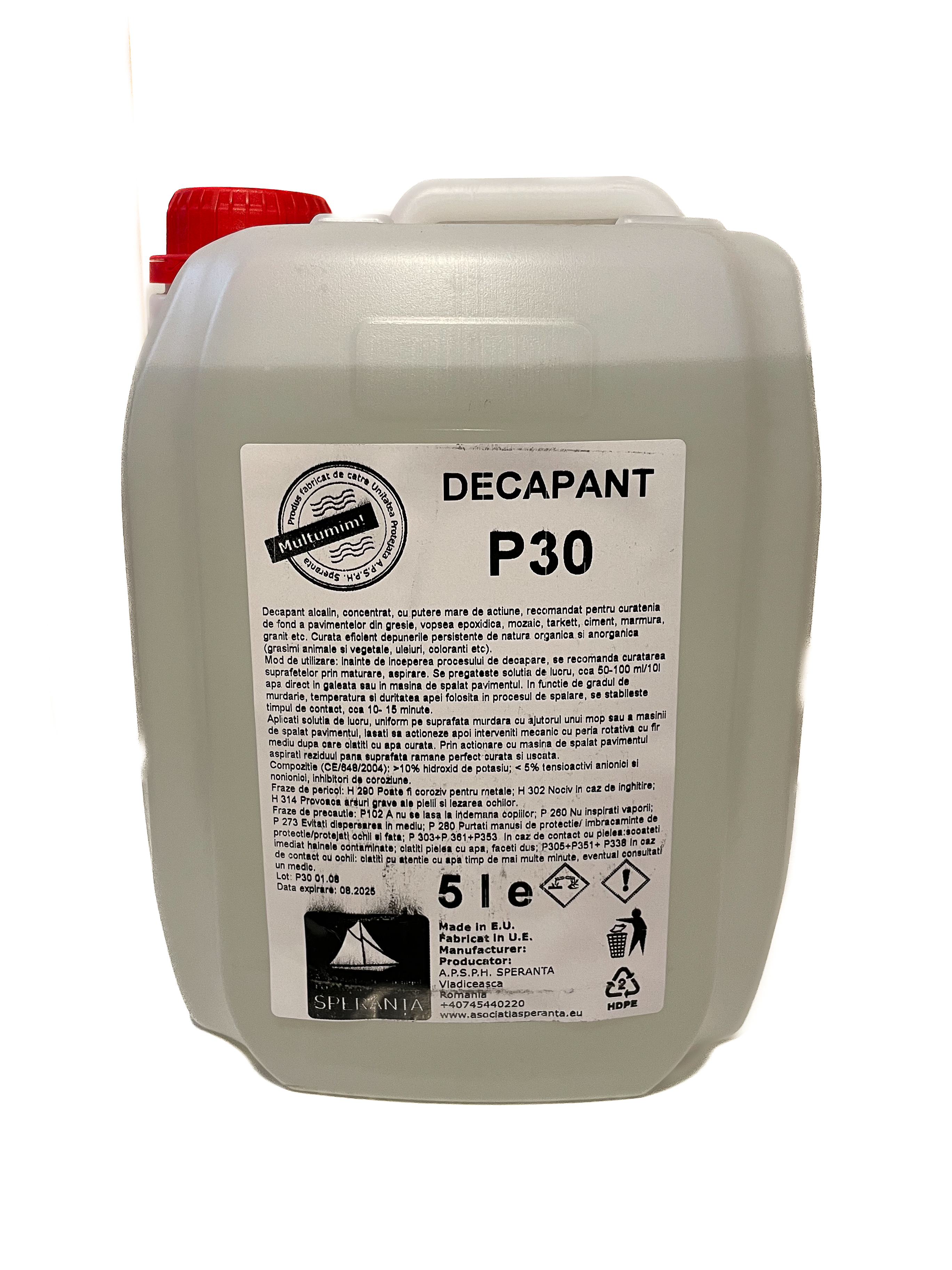 Decapant pavimente P30 5000ml [5 LITRI]