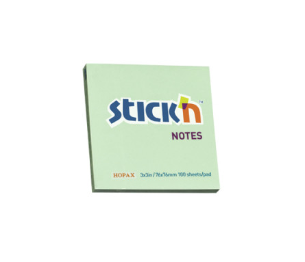 STICK NOTES 76X76 HOPAX PASTEL VD