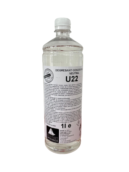 Degresant universal fara clatire U22 Neutral Concentrat 1000ml [1 LITRU]